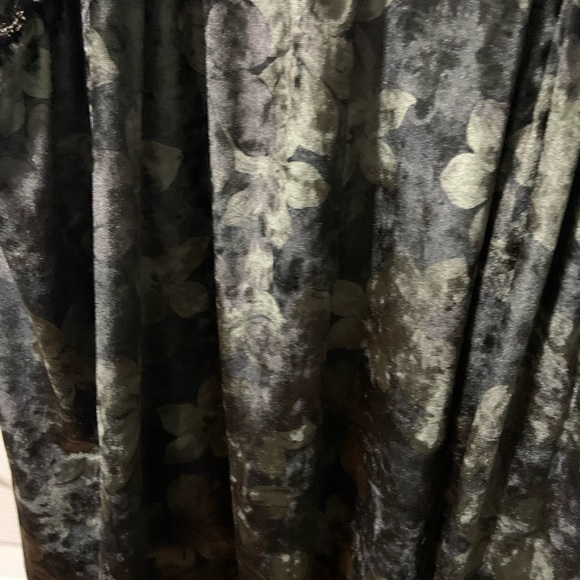 Vintage Dressy Racerback Hi Lo Tank Floral Oversized Size Large - Picture 8 of 9